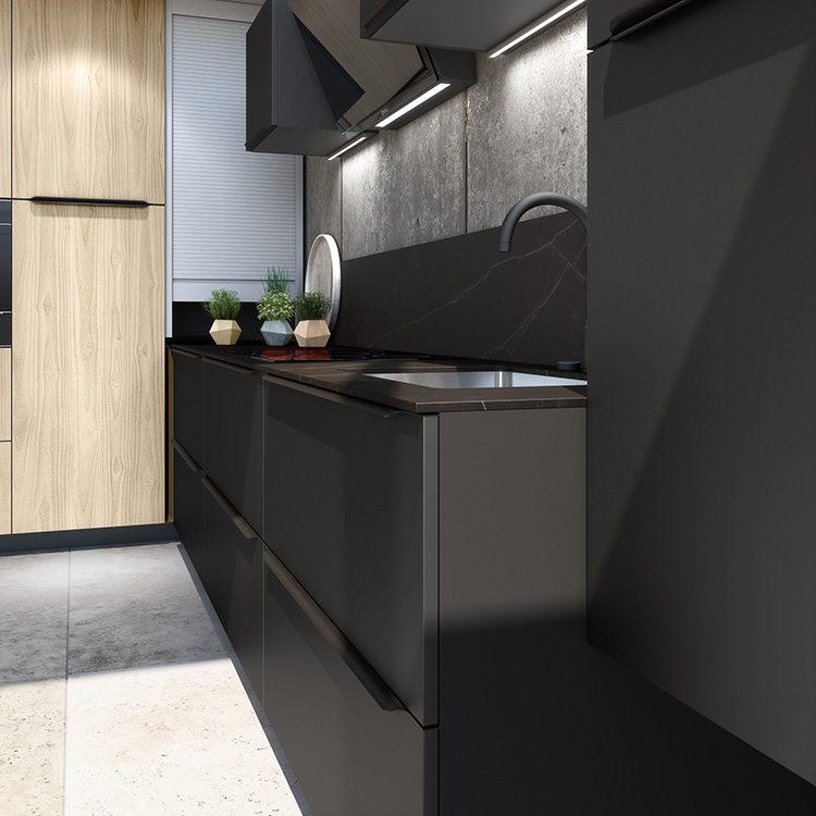 Cuisine noire fenix