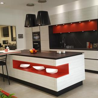 Cuisine blanche et noire